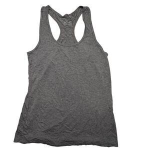 Bundle of 2 Womens Racerback Tank Tops Heather Gray |Size L